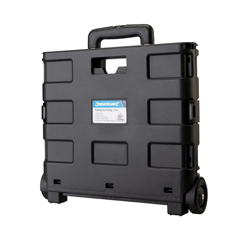 Silverline Folding Box Trolley 25kg 633400  White Rose Tools