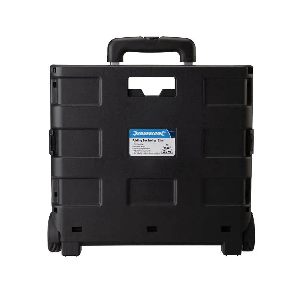 Silverline Folding Box Trolley 25kg 633400  White Rose Tools