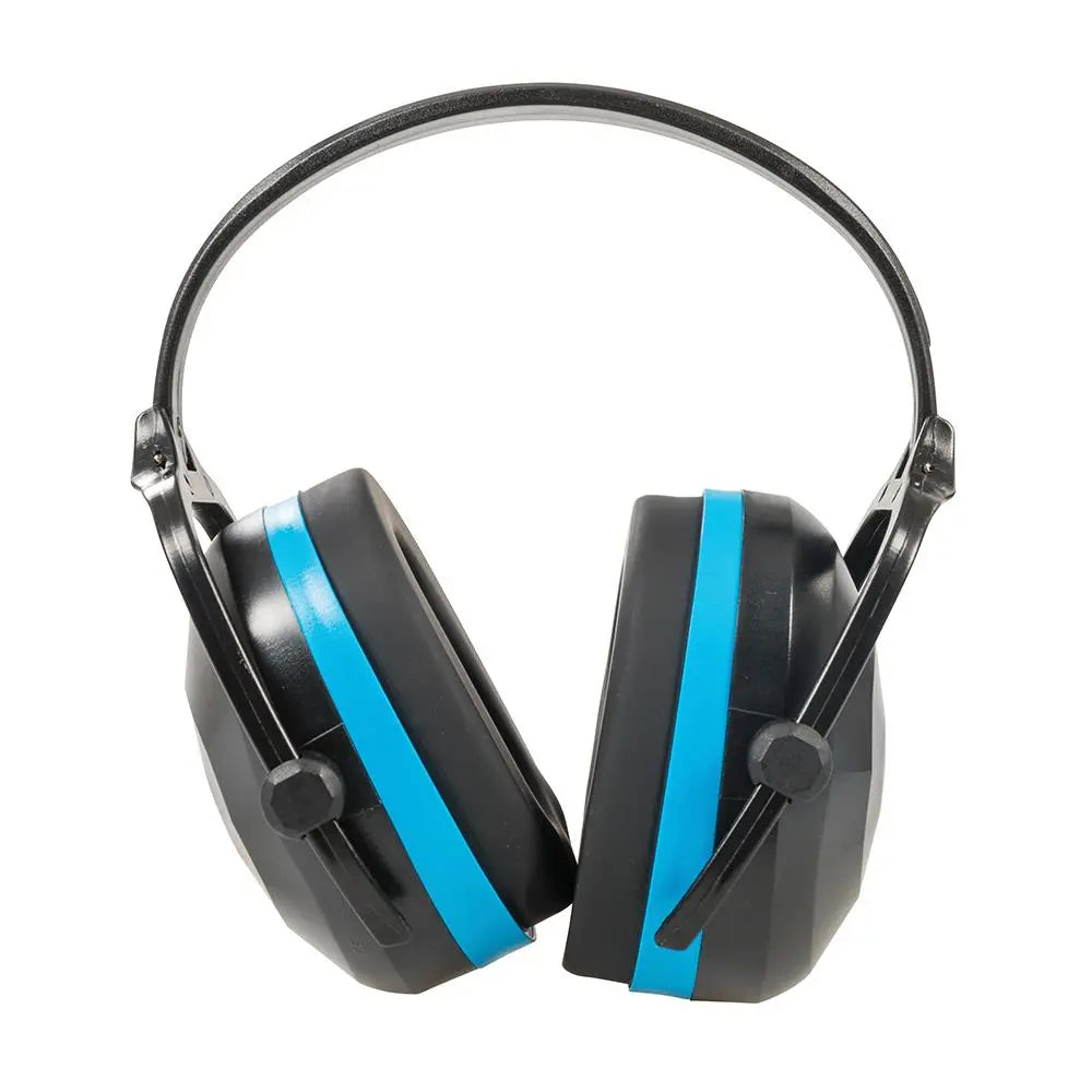 Silverline Folding Ear Defenders SNR 30dB Muffs Compact Safety Protectors Work 