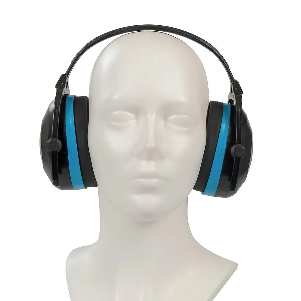 Silverline Folding Ear Defenders SNR 30dB Muffs Compact Safety Protectors Work 