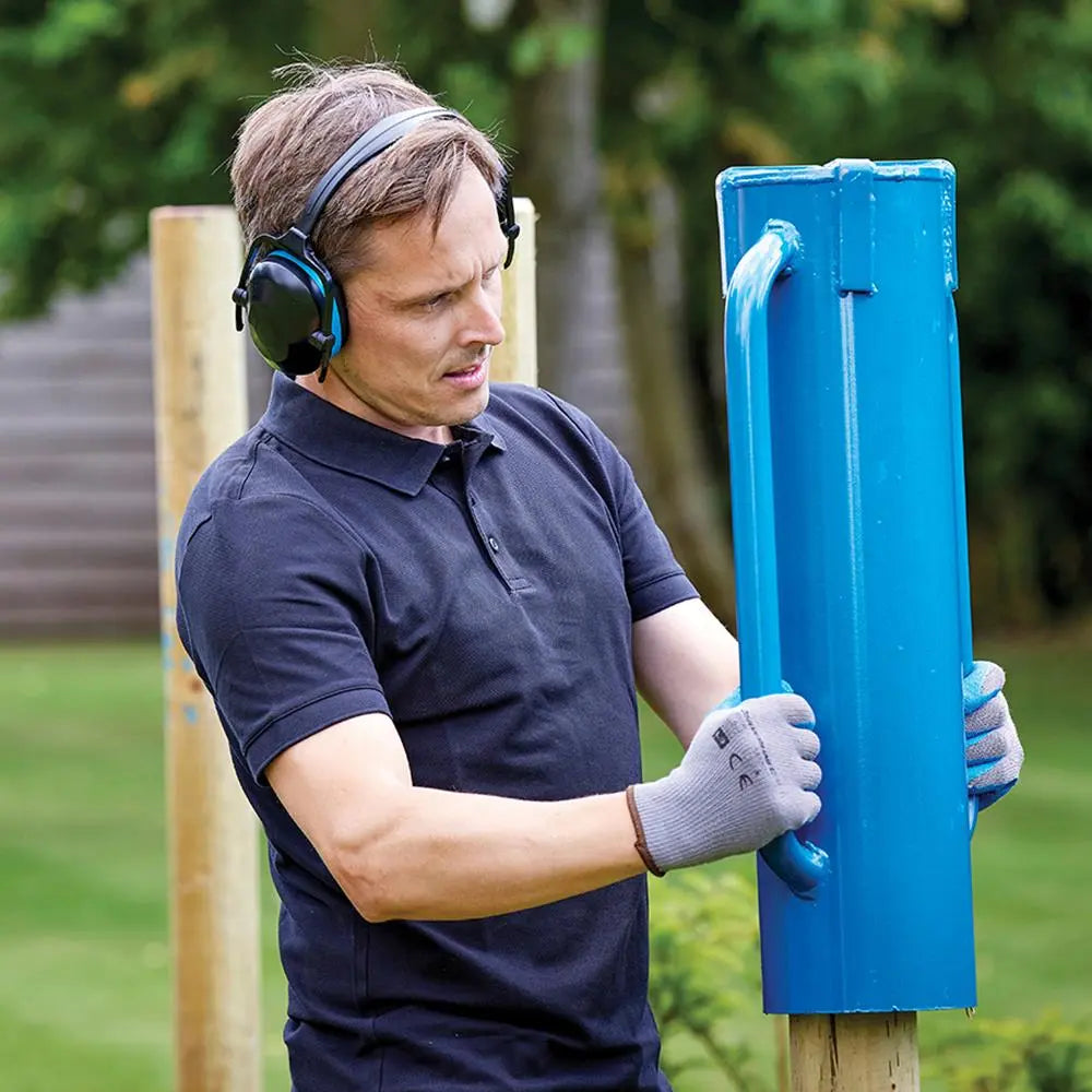 Silverline Folding Ear Defenders SNR 30dB Muffs Compact Safety Protectors Work 