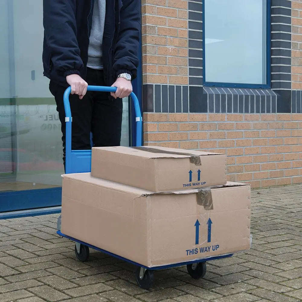 Silverline Folding Platform Truck 150kg 675213  White Rose Tools