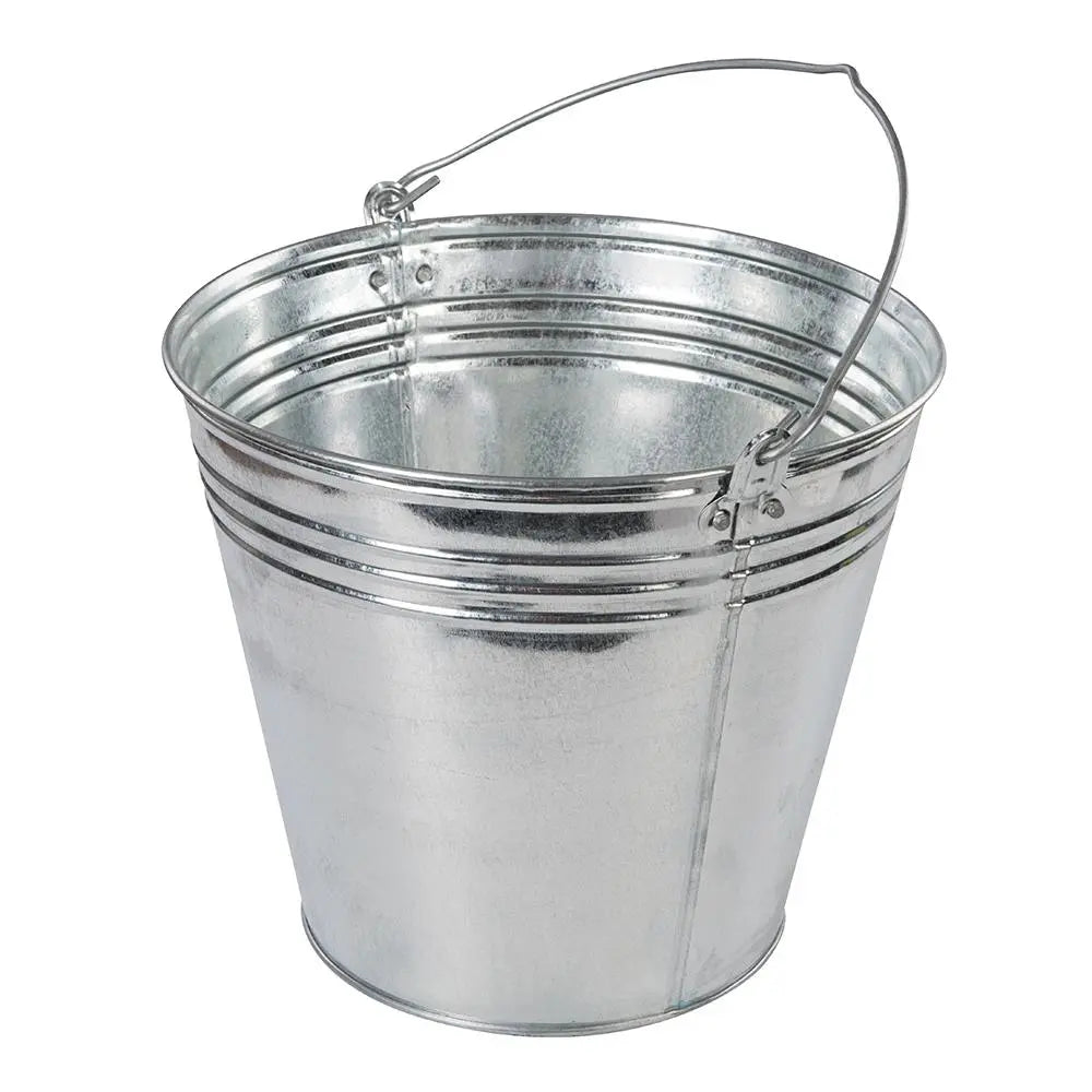 Silverline Galvanised Bucket 3pk 14Ltr 907044  White Rose Tools