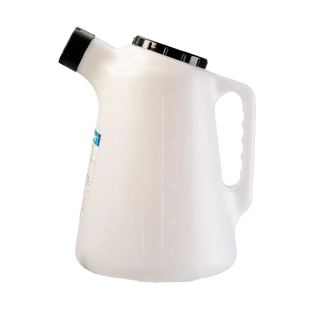 Silverline Graduated Pourer Measuring Jug 1L 5L Litre Oil Fluid Auto Fuel 