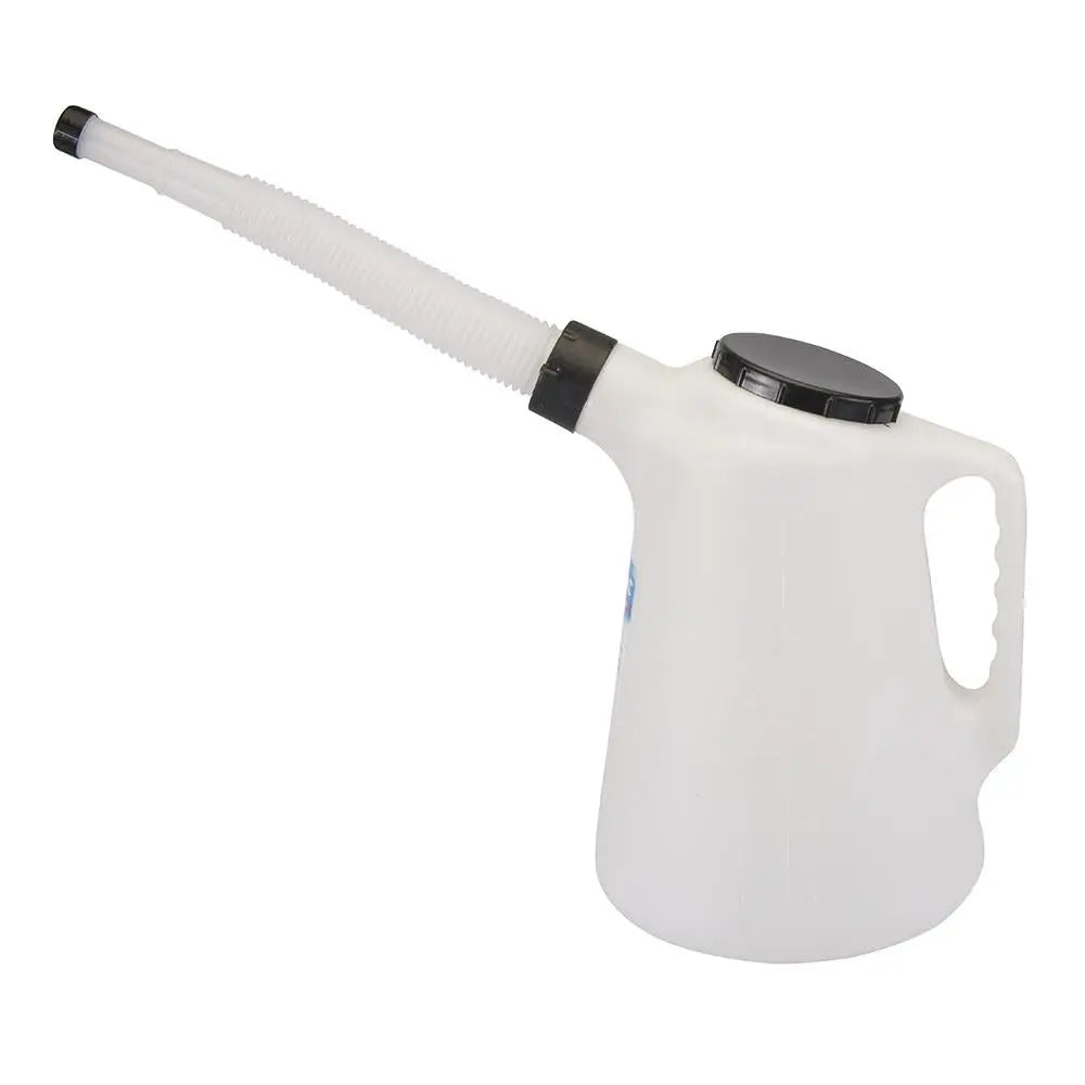 Silverline Graduated Pourer Measuring Jug 1L 5L Litre Oil Fluid Auto Fuel 