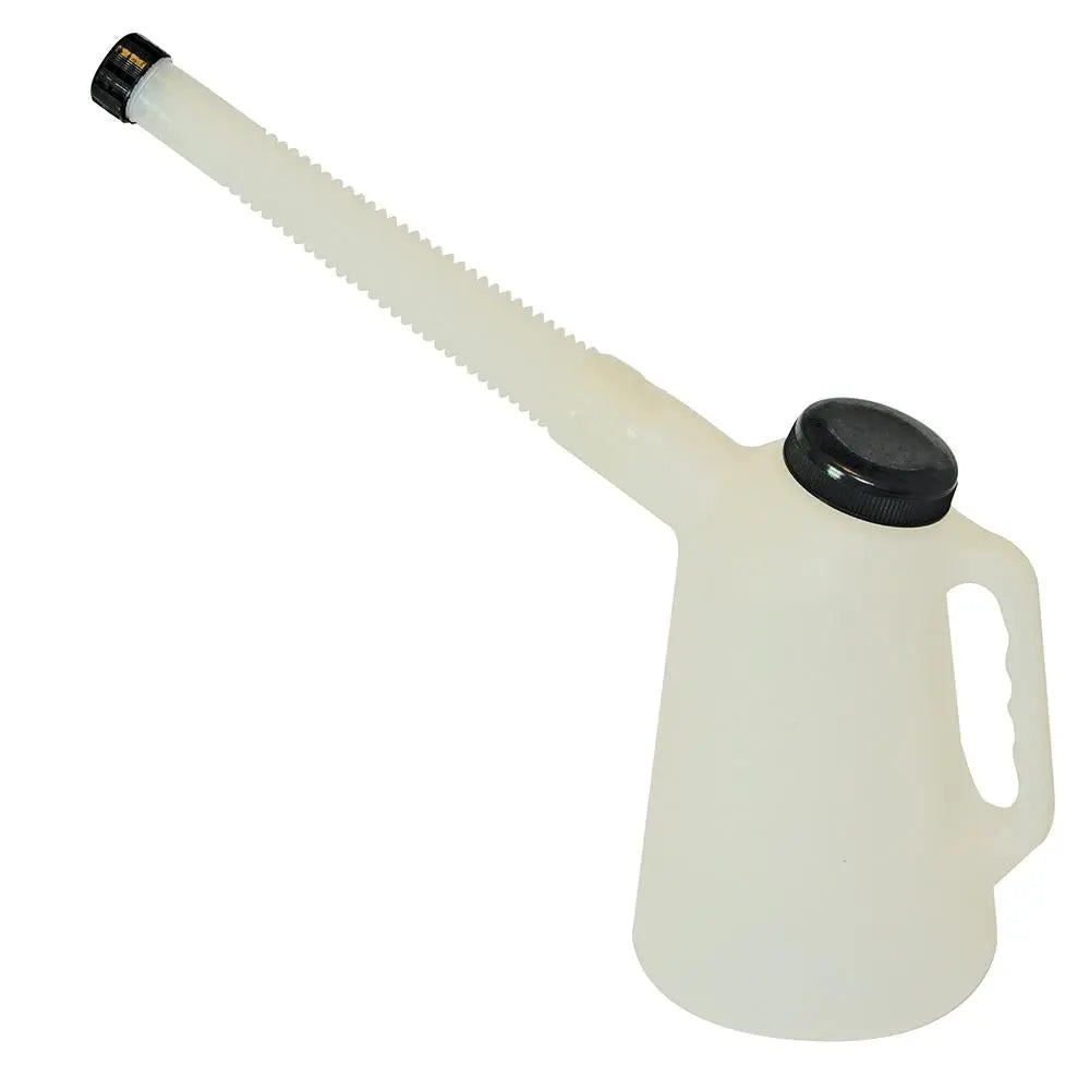 Silverline Graduated Pourer Measuring Jug 1L 5L Litre Oil Fluid Auto Fuel 