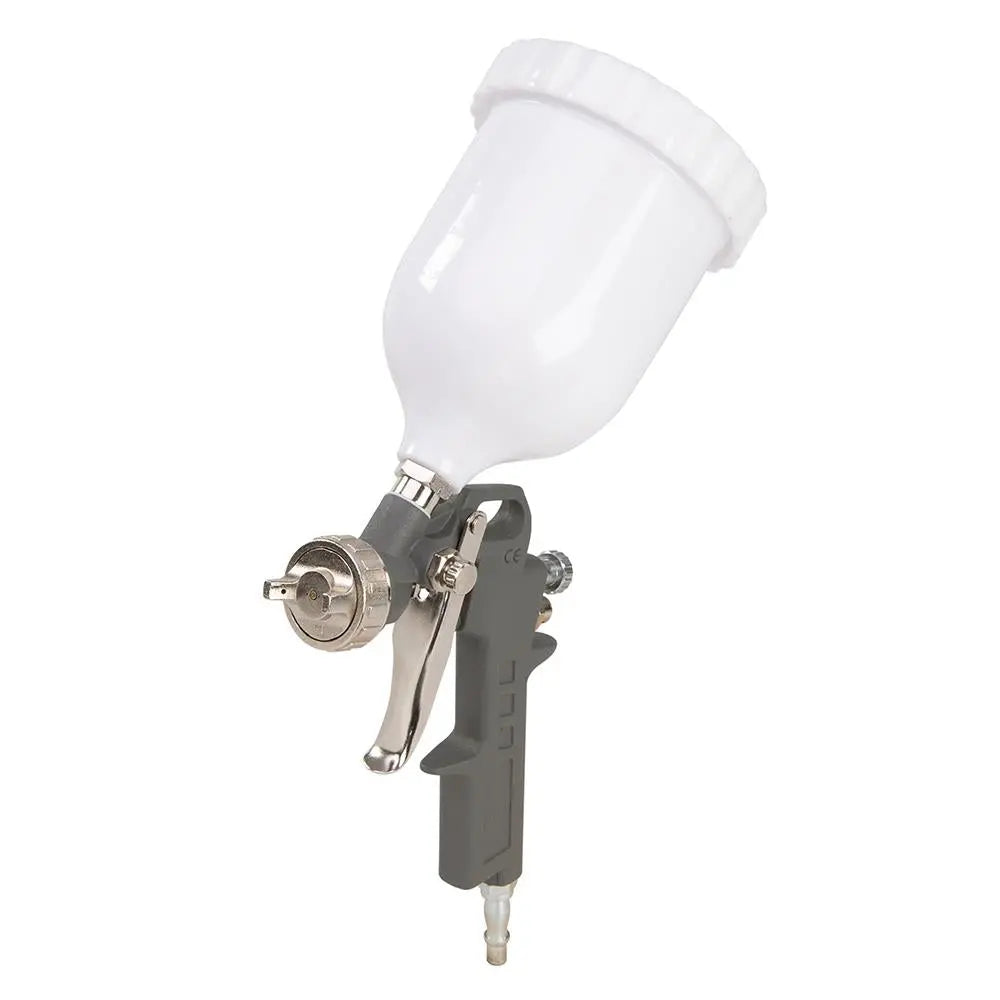 Silverline Gravity Feed Spray Gun 500ml 783124  White Rose Tools