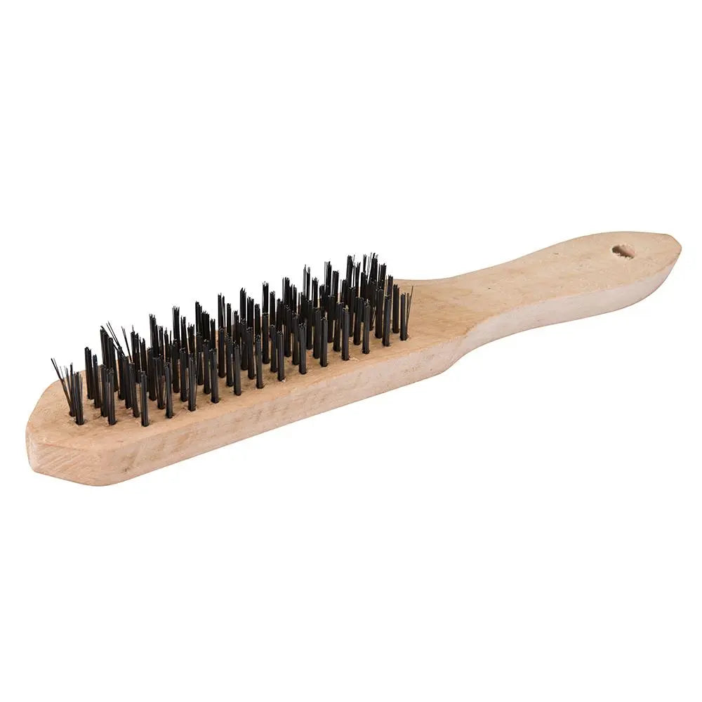 Silverline Heavy Duty Wire Brush 6 Row PB06  White Rose Tools