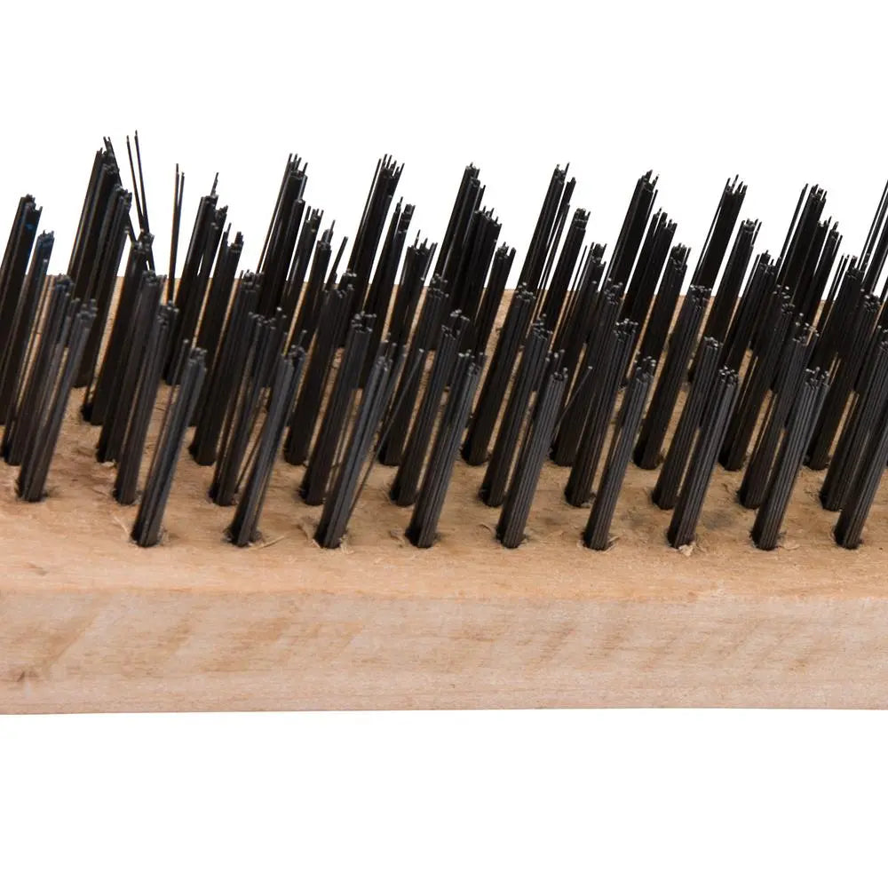 Silverline Heavy Duty Wire Brush 6 Row PB06  White Rose Tools