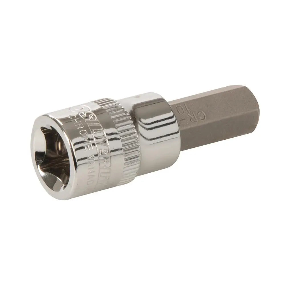 Silverline Hex Bit Set 3/8" Drive 7pce 3 - 10mm 225127  White Rose Tools