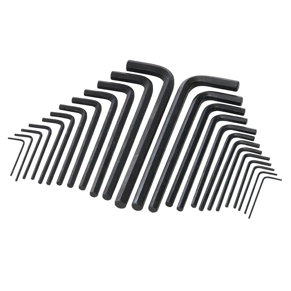 Silverline Hex Key Long Series Set 25pce Metric & AF HK25L  White Rose Tools