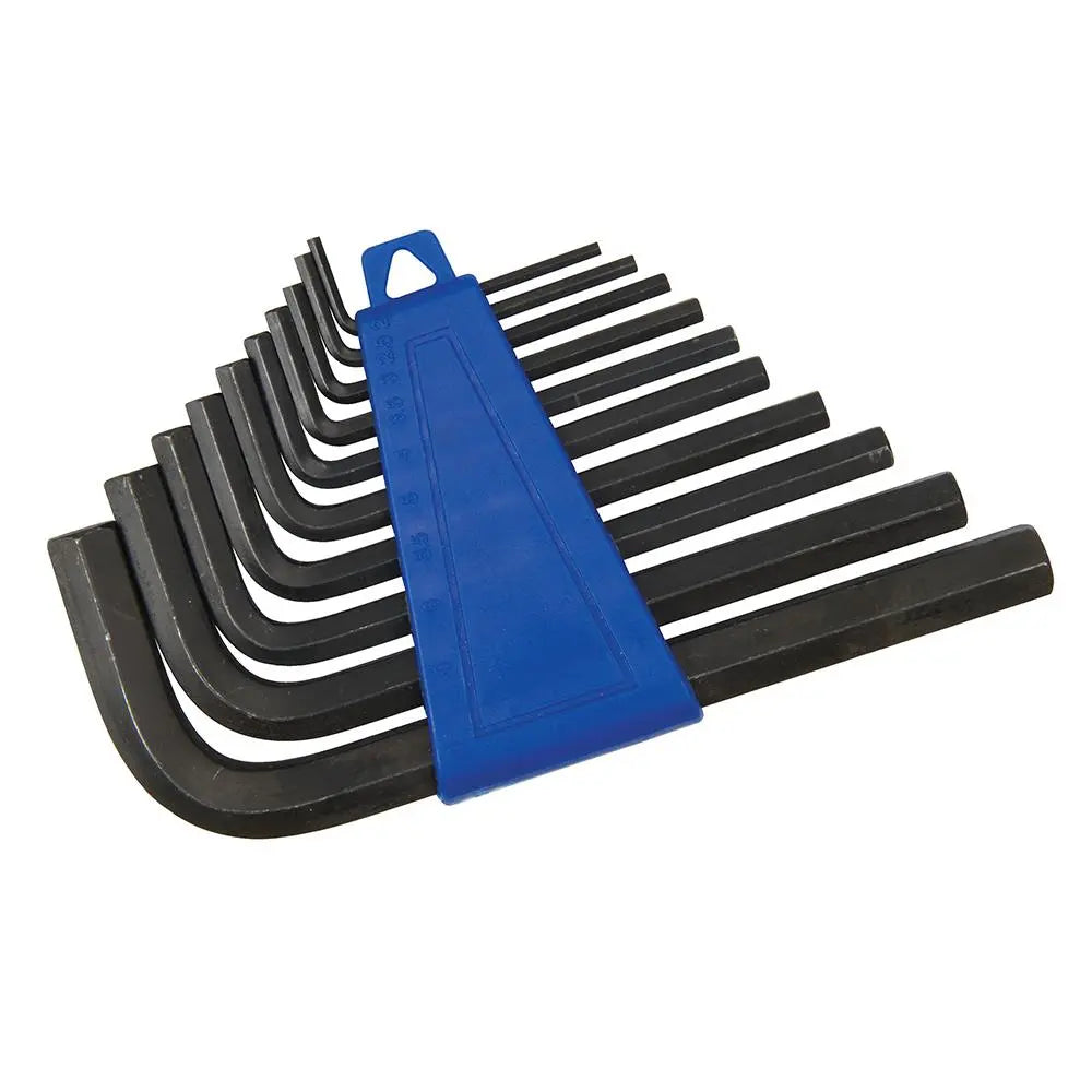 Silverline Hex Key Set 10pce 2 - 10mm HK11  White Rose Tools