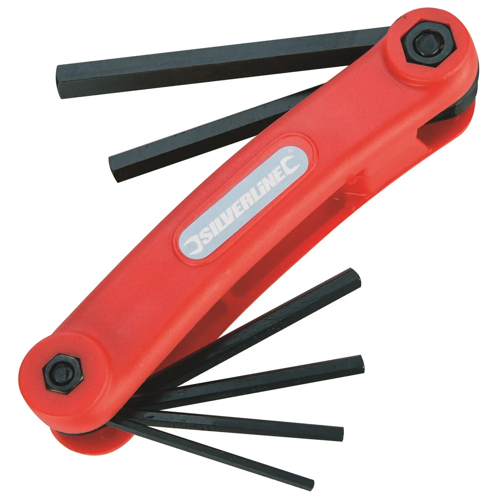 Silverline Hex Key Tool Set Metric Allen Hexagon Wrench 7pc 2.5-10mm 