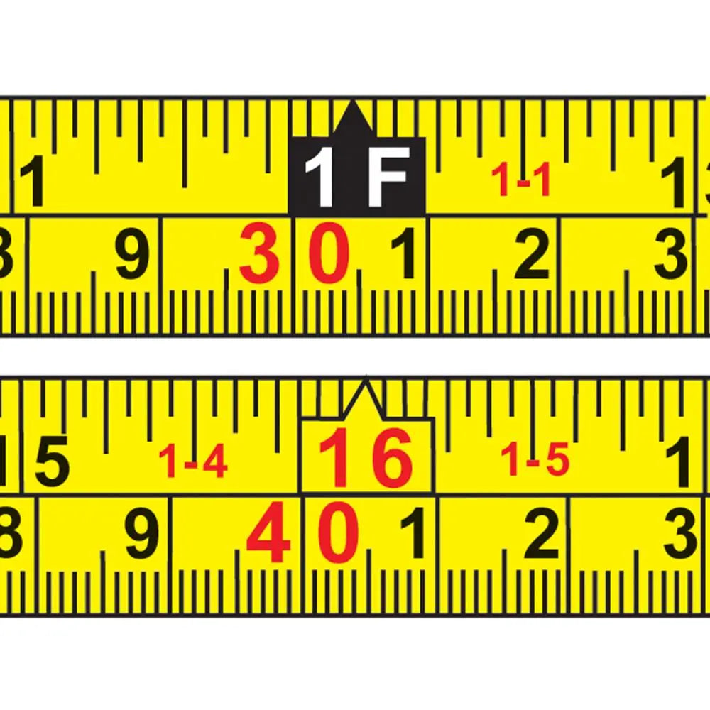 Silverline Hi-Vis Contour Tape 8m / 26ft x 25mm MT08  White Rose Tools