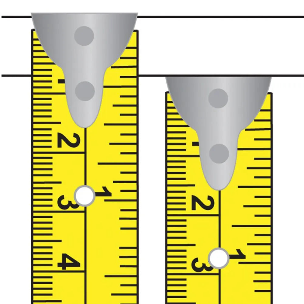 Silverline Hi-Vis Contour Tape 8m / 26ft x 25mm MT08  White Rose Tools