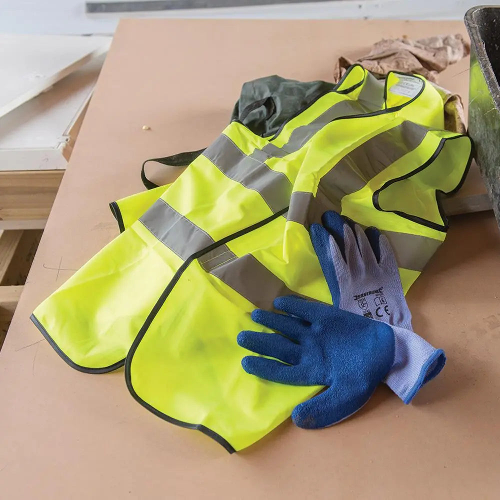 Silverline Hi-Vis Waistcoat Class 2 Size L 108-116cm (42-46") 
