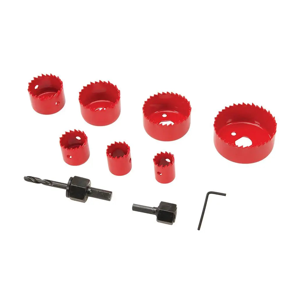Silverline Holesaw Kit 11pce 21 - 64mm Dia 633479  White Rose Tools