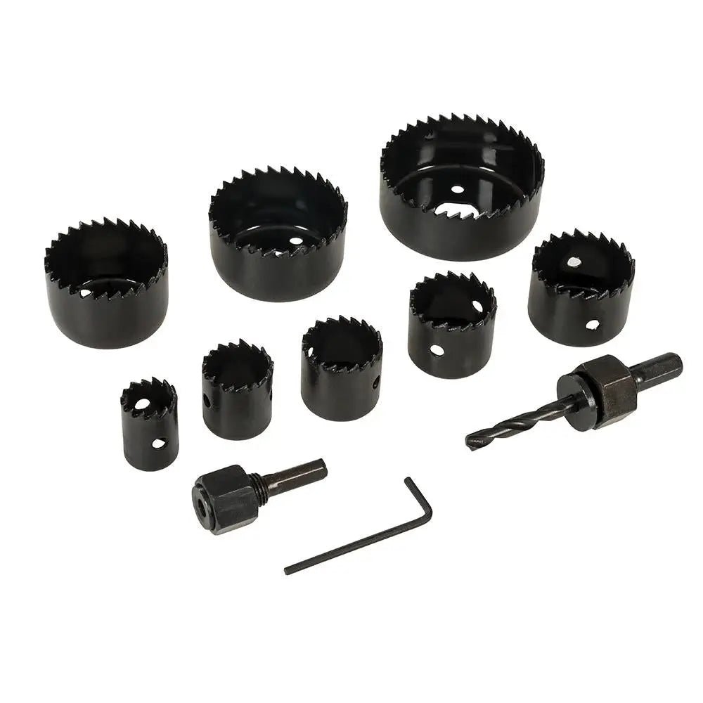Silverline Holesaw Set 11pce 19 - 64mm Dia 995740  White Rose Tools