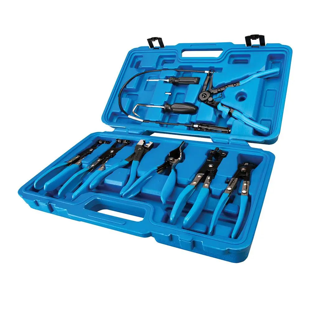 Silverline Hose Clip Removal Tool Set 9pce 18 - 54mm  White Rose Tools