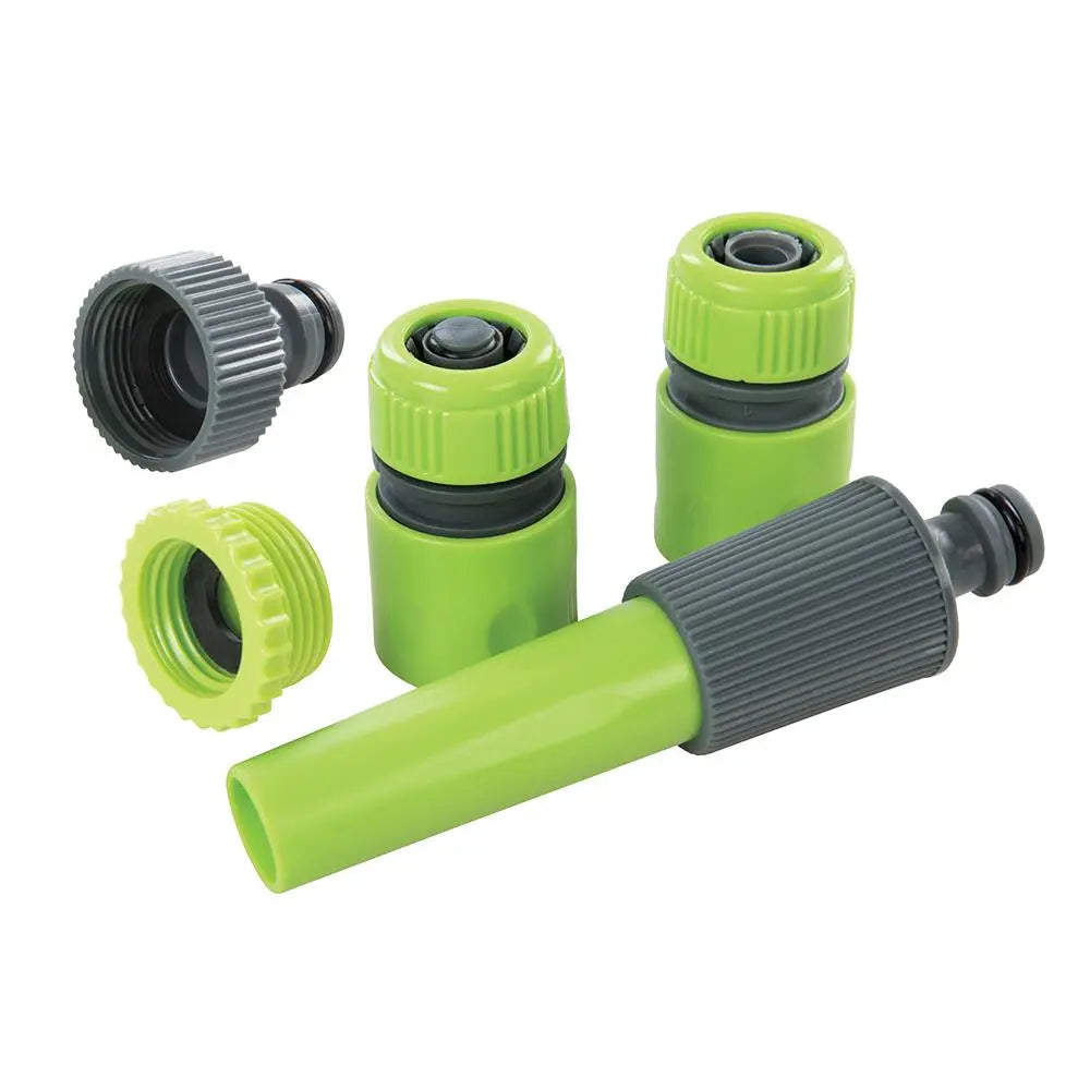 Silverline Hose Connector Set 5pce 394989  White Rose Tools