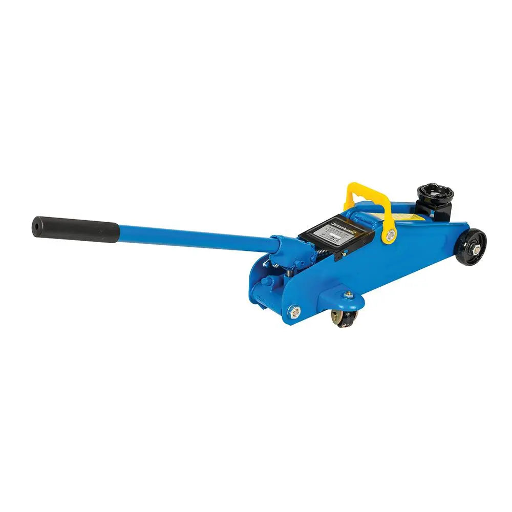 Silverline Hydraulic Trolley Jack 2 Tonne 633935  White Rose Tools