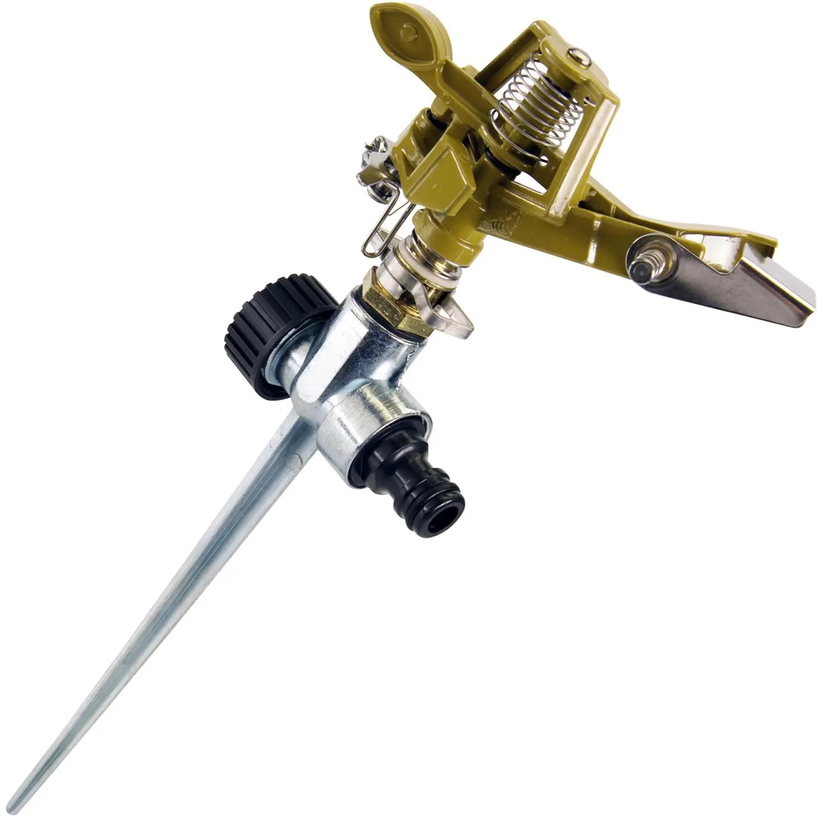 Silverline Impulse Garden Sprinkler Lawn Water Spray Hose Spiked Adjustable 