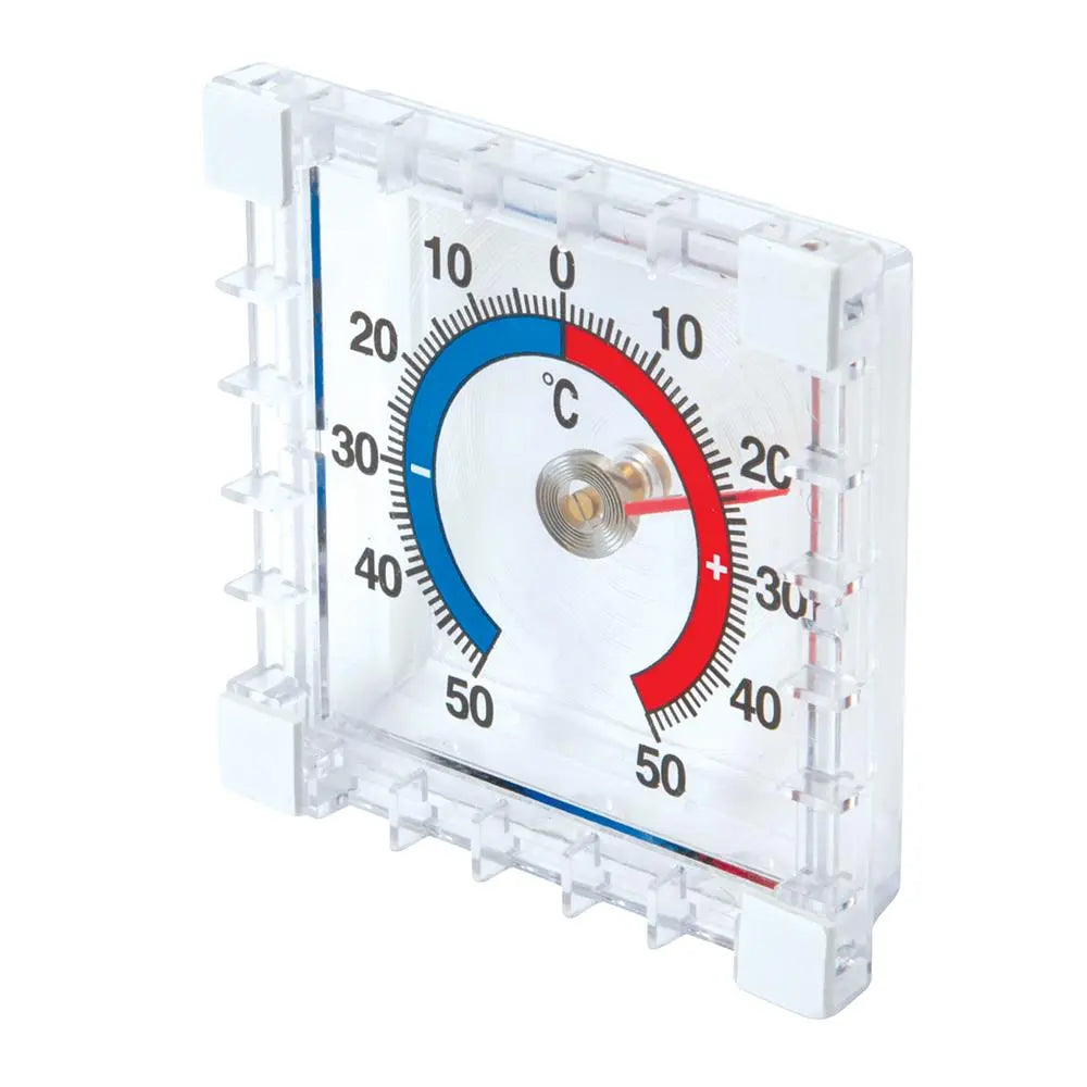 Silverline Indoor/Outdoor Stick On Thermometer Wall Garden Greenhouse Home 