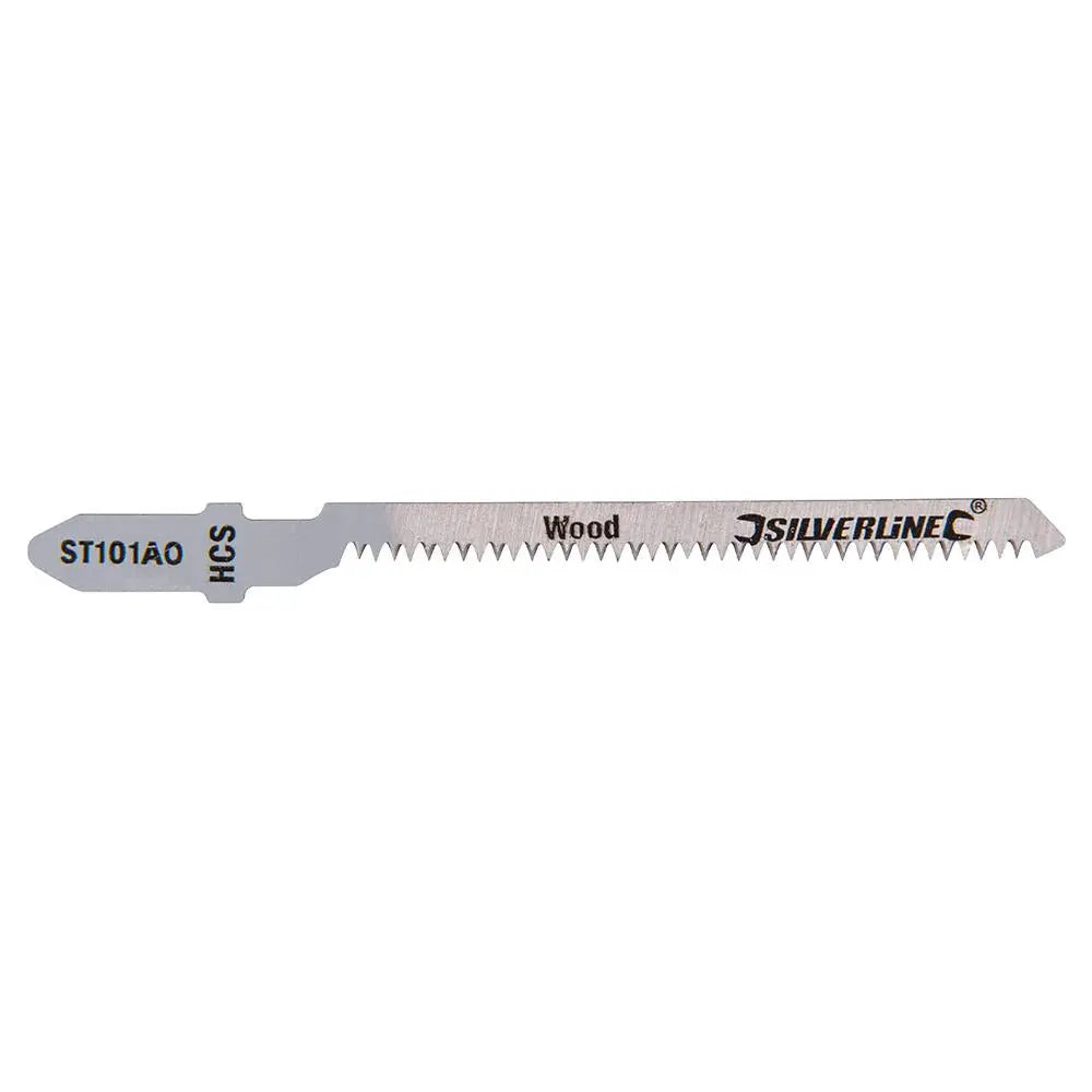 Silverline Jigsaw Blades for Wood 5pk ST101A0 228049  White Rose Tools