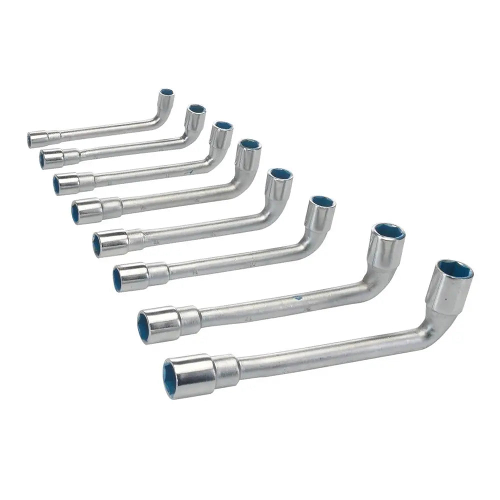 Silverline L-Shaped Socket Spanner Set 8pce 8 - 19mm 755060  White Rose Tools