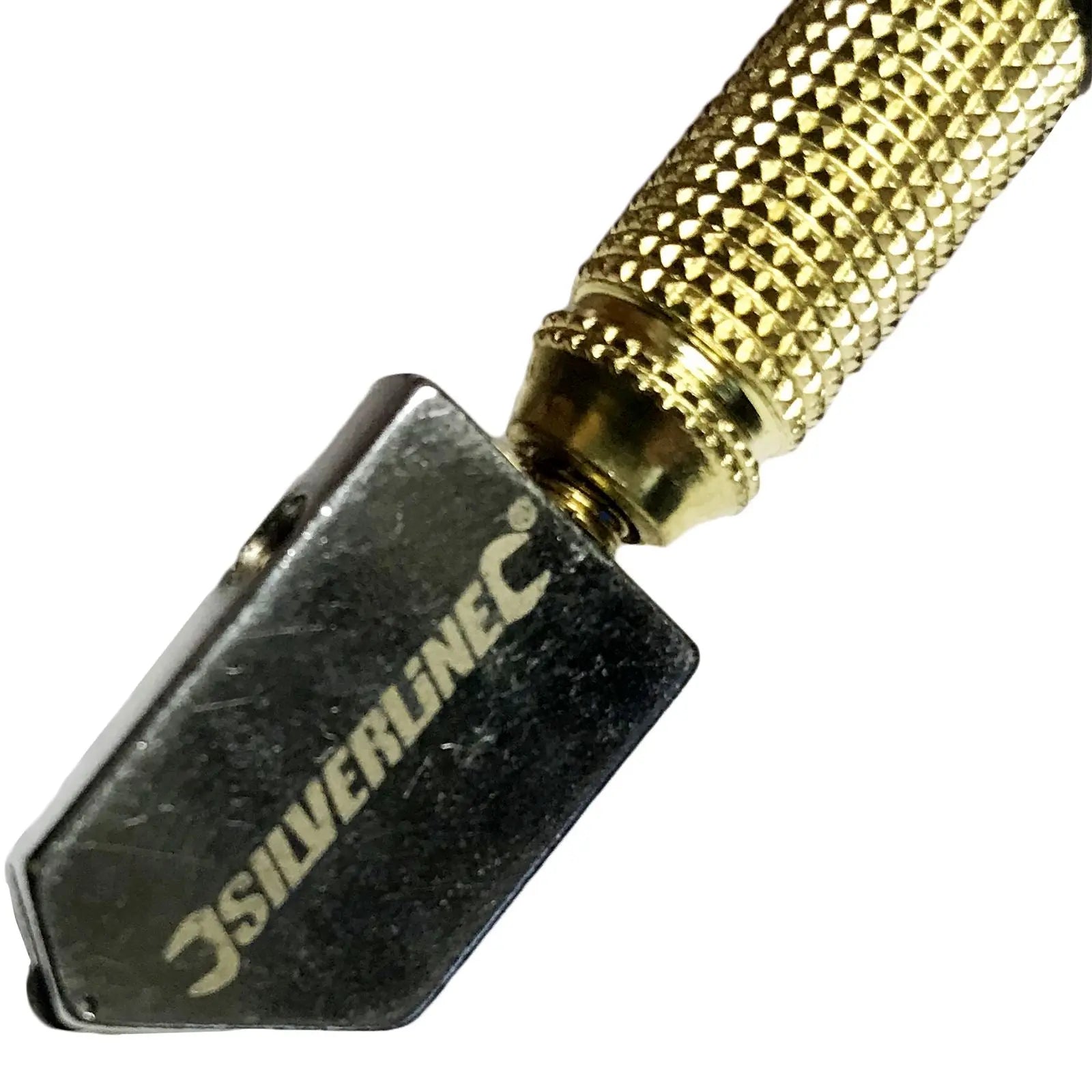 Silverline Lubricated Glass Cutter Oil Reservoir Tungsten Carbide Mirror 