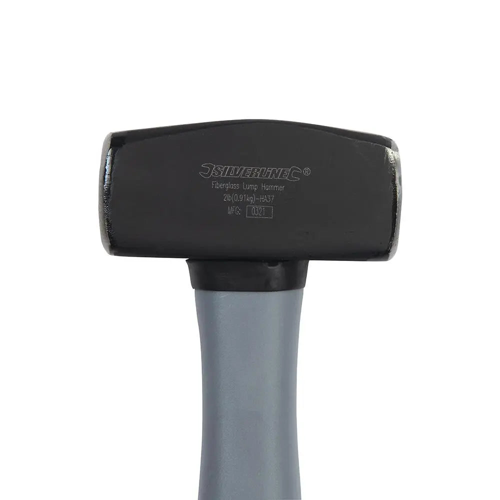 Silverline Lump Hammer Fibreglass 2lb (0.91kg) HA37  White Rose Tools