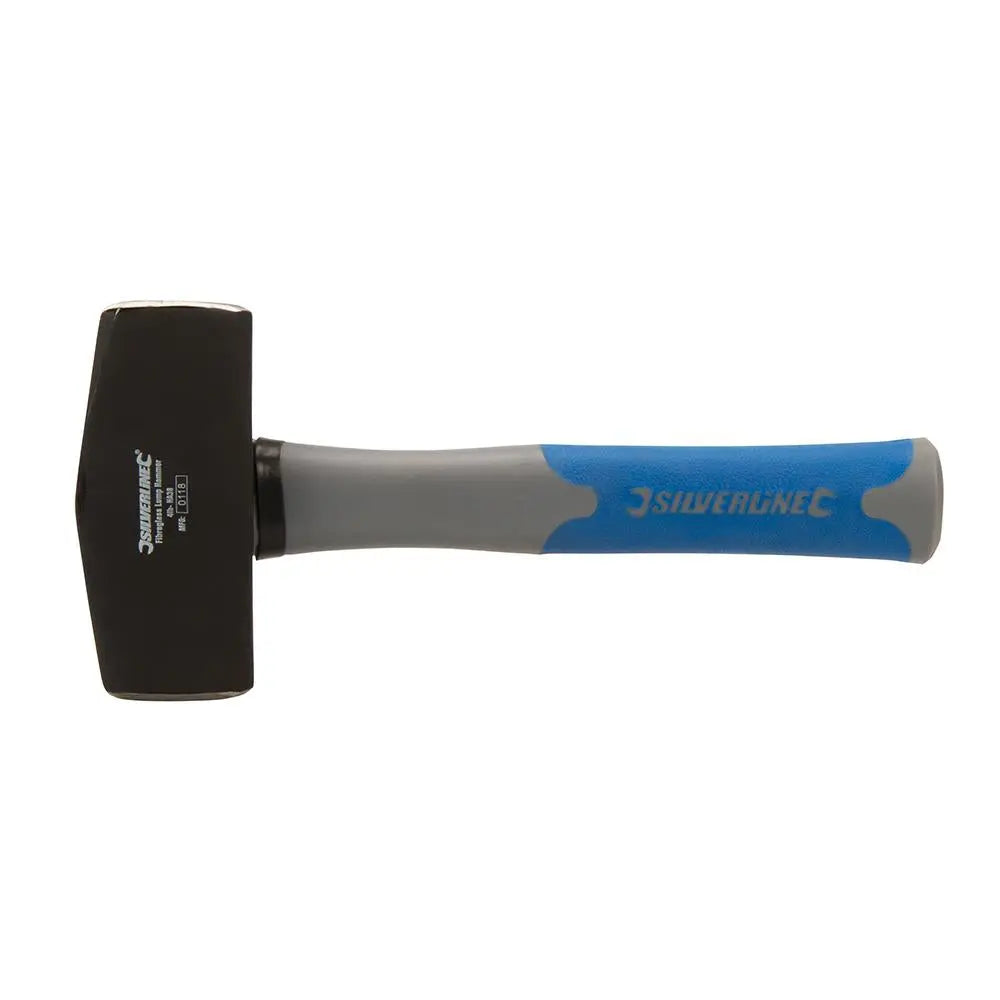 Silverline Lump Hammer Fibreglass 4lb (1.81kg) HA38  White Rose Tools