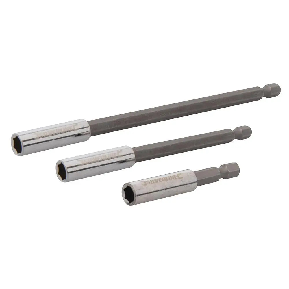 Silverline Magnetic Screwdriver Bit Holder 3 Pieces 