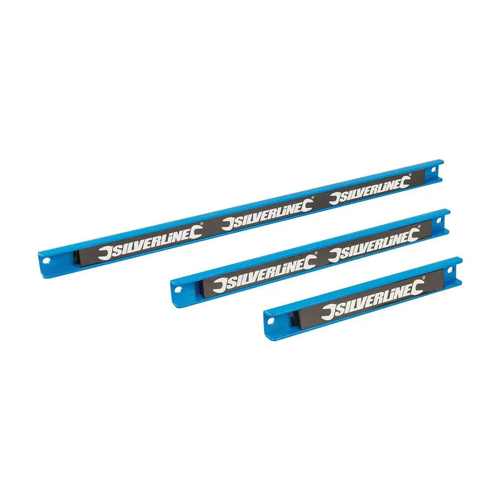 Silverline Magnetic Tool Rack Set 3pce 200, 300 & 460mm 633950  White Rose Tools