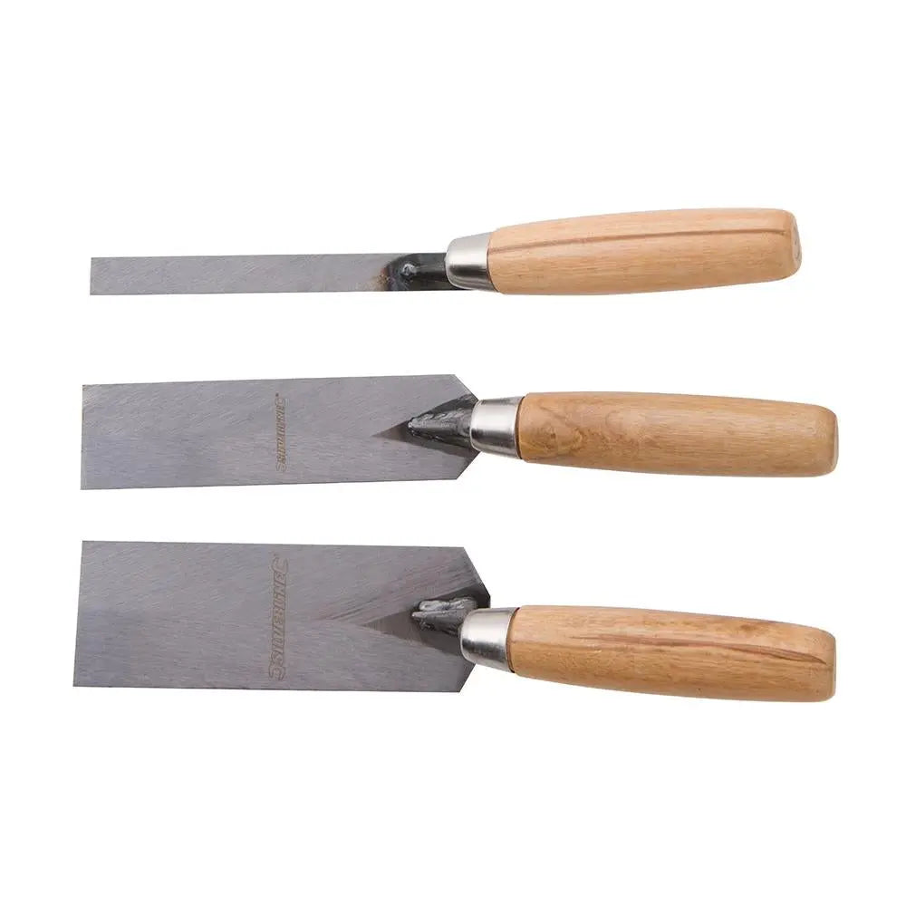 Silverline Margin Trowel Set 3pce 13, 38, 51mm 868500  White Rose Tools