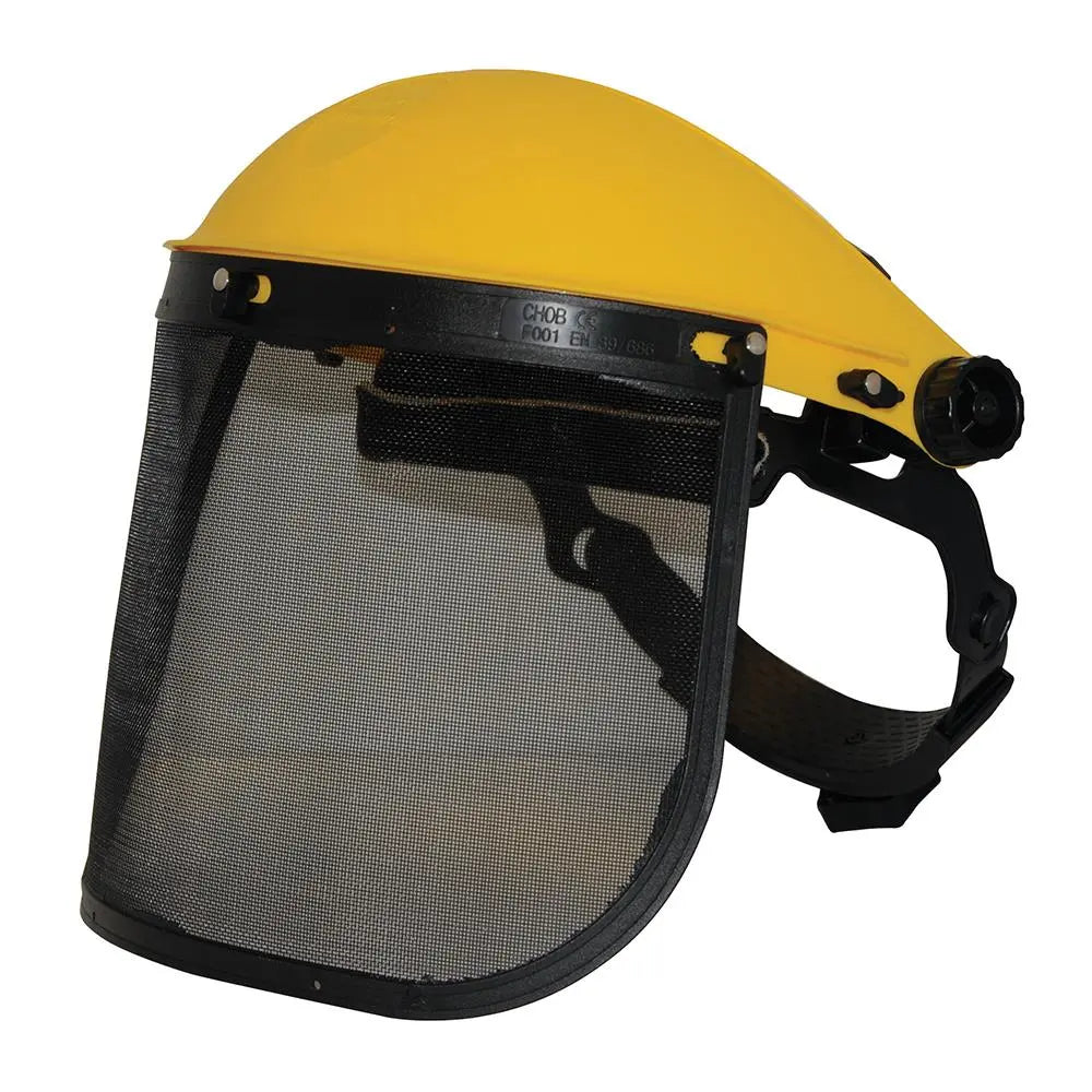 Silverline Mesh Safety Visor Face Eye Protection Shield Helmet Garden Strimming 
