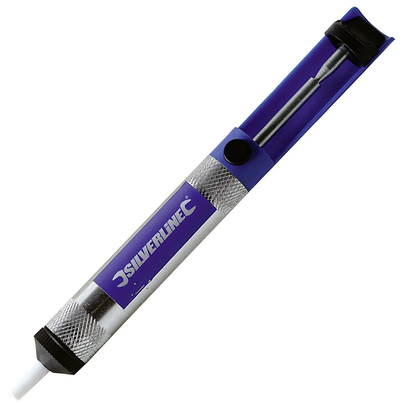 Silverline Metal Solder Sucker Removal Desolder Pump Anti-Static Desoldering Tip 