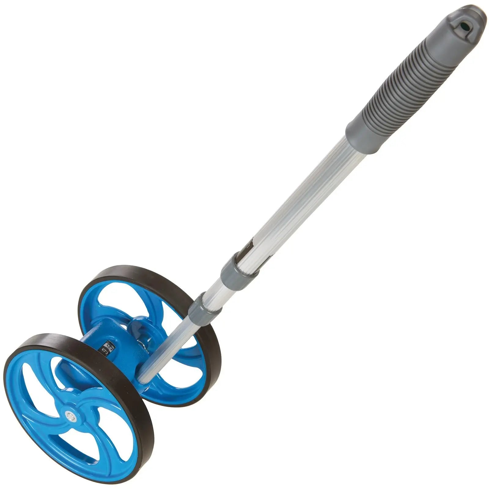 Silverline Mini Measuring Wheel 9999m Telescopic Handle Analogue 