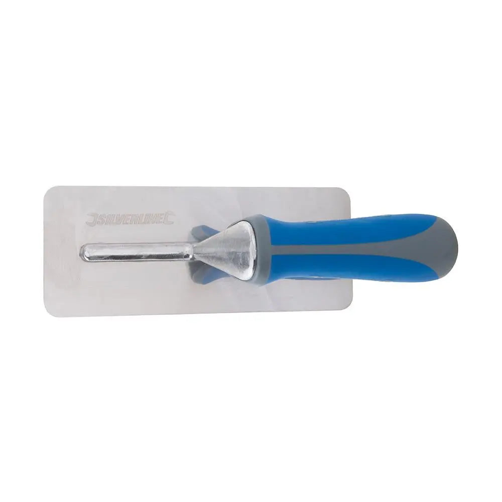 Silverline Mini Plasterers Trowel Soft-Grip 200 x 80mm 967556  White Rose Tools