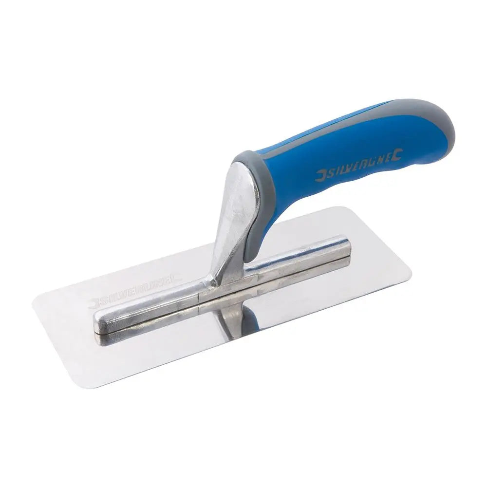 Silverline Mini Plasterers Trowel Soft-Grip 200 x 80mm 967556  White Rose Tools
