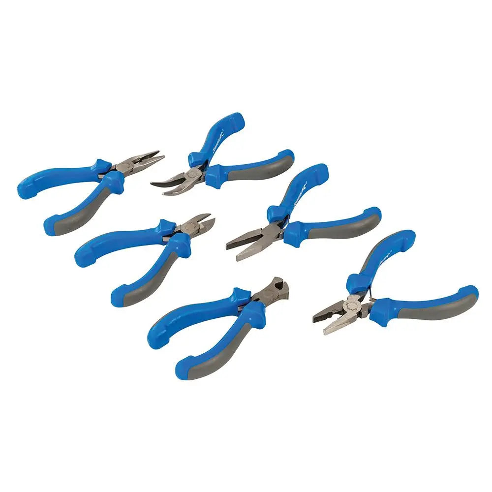 Silverline Mini Pliers Set 6pce 633889  White Rose Tools