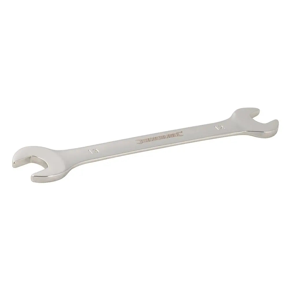 Silverline Open End Spanner Double Ended - Choose Size  White Rose Tools