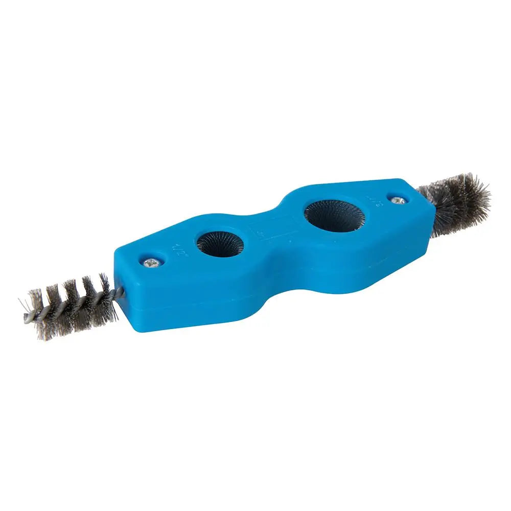 Silverline Pipe Cleaner & Deburrer 15 & 22mm Copper Carbon Steel Brushes 