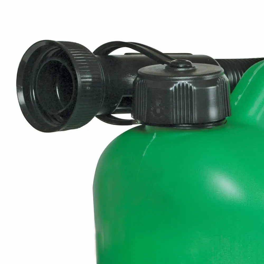 Silverline Plastic Fuel Can 5Ltr Green 847074  White Rose Tools