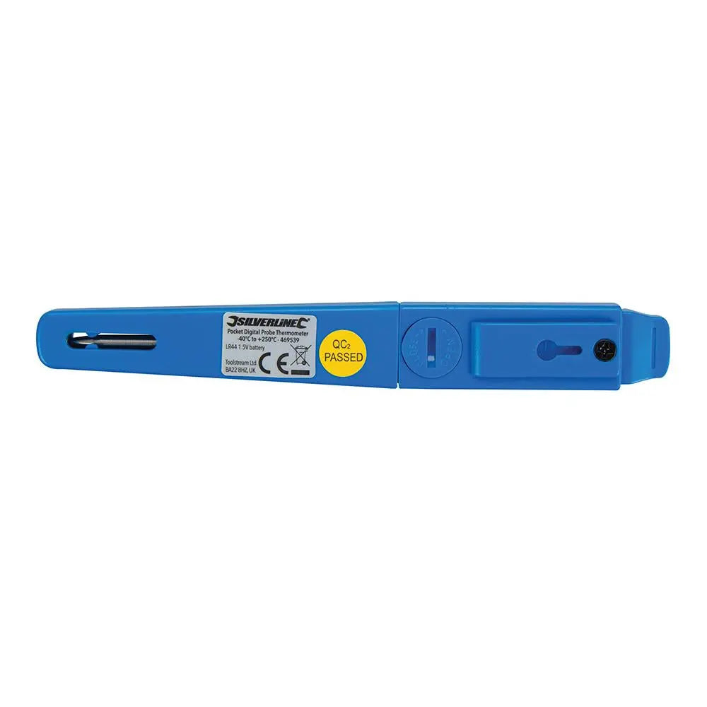 Silverline Pocket Digital Probe Thermometer Slimline Food Meat BBQ Cooking 