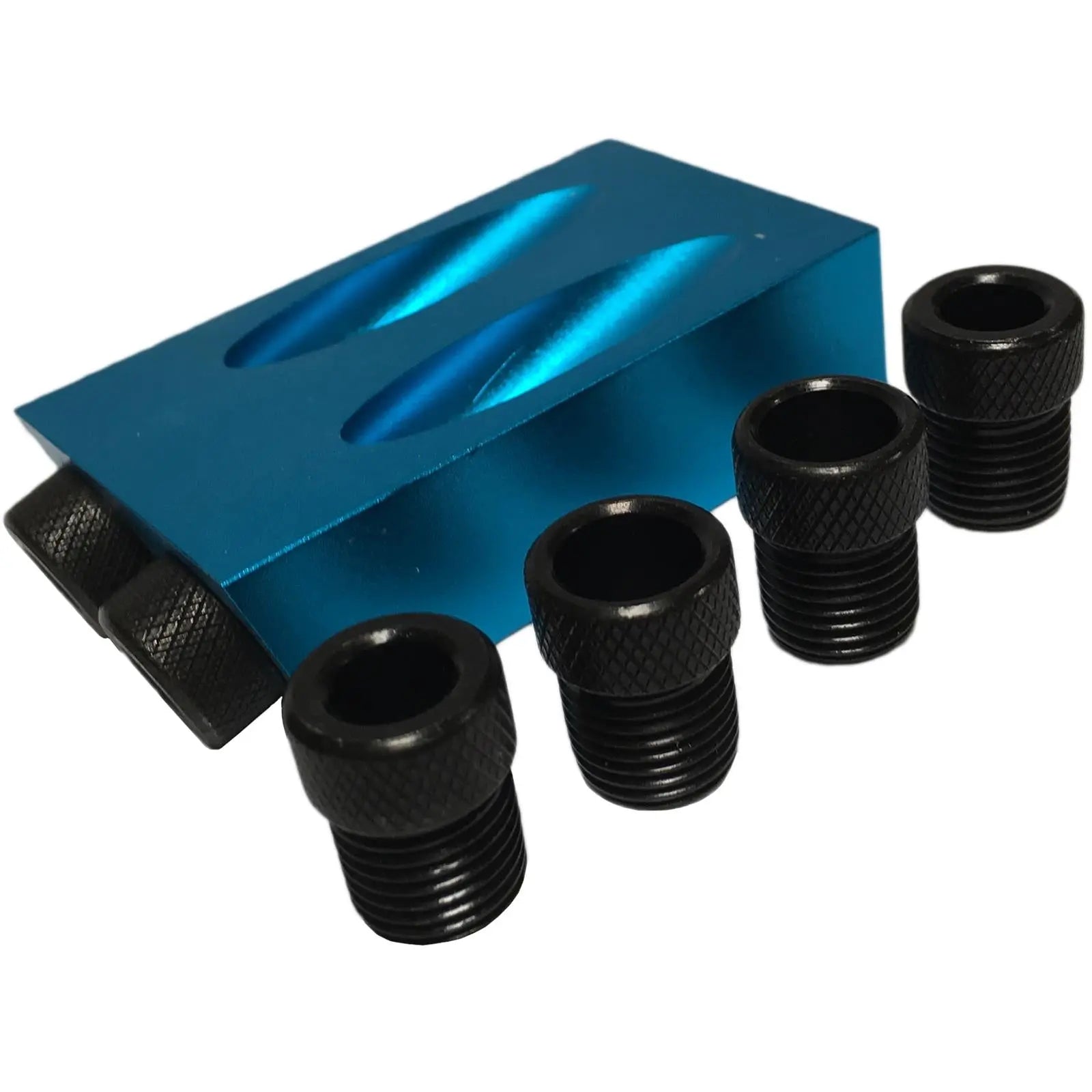 Silverline Pocket Hole Dowel Jig 6, 8, 10mm Guides Screw Joint Wood Joiner Drill 