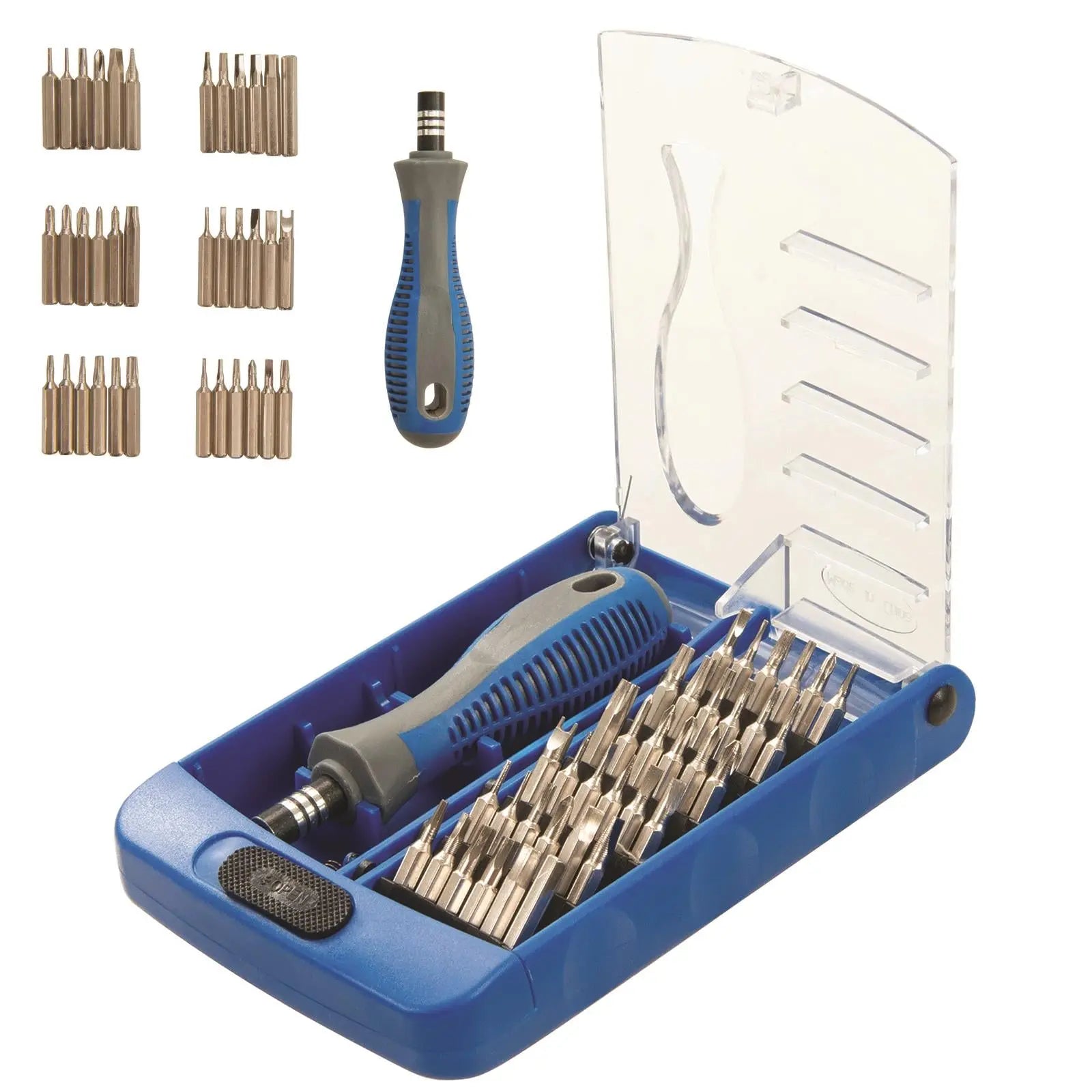 Silverline Precision Screwdriver Bit Set 37pce  White Rose Tools