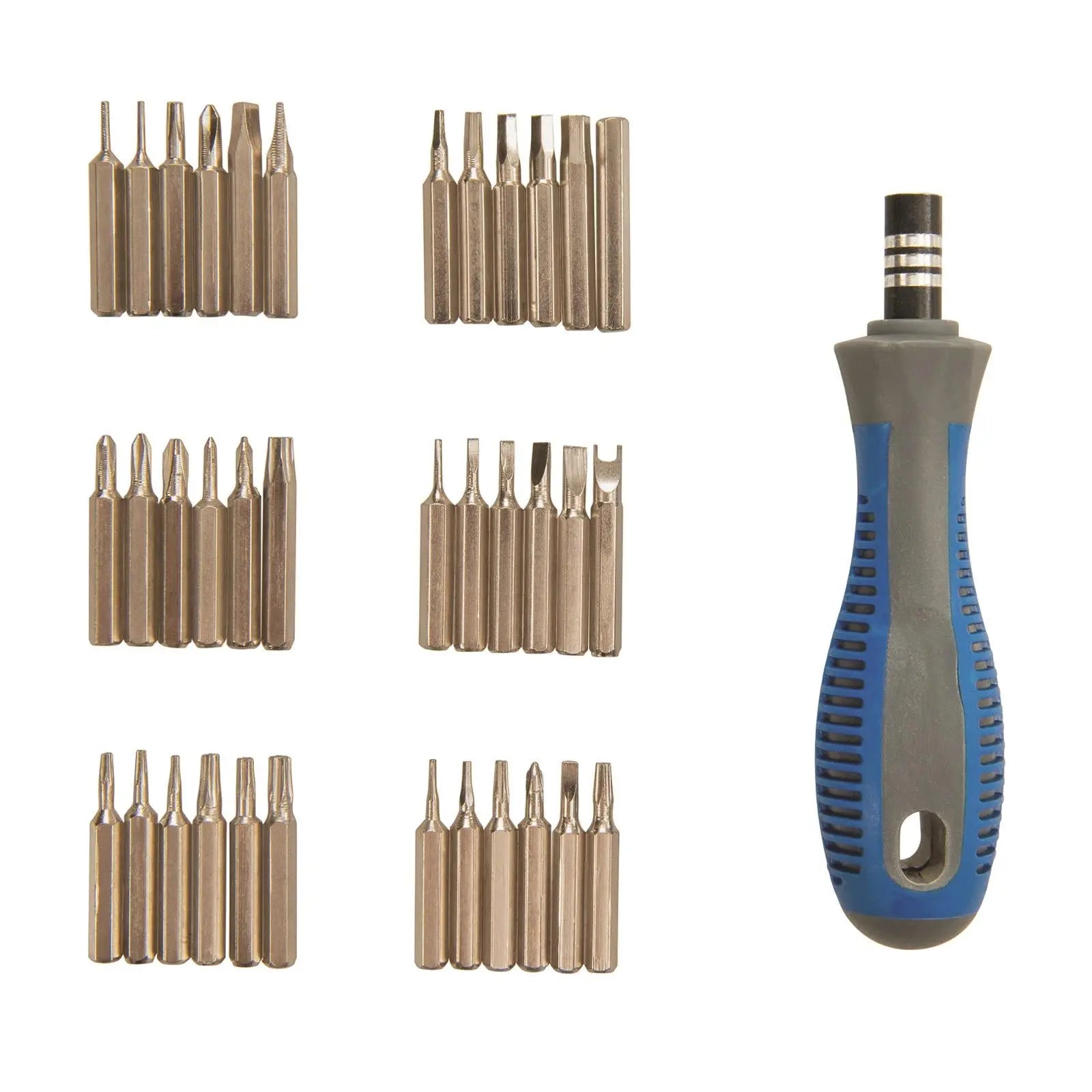 Silverline Precision Screwdriver Bit Set 37pce  White Rose Tools