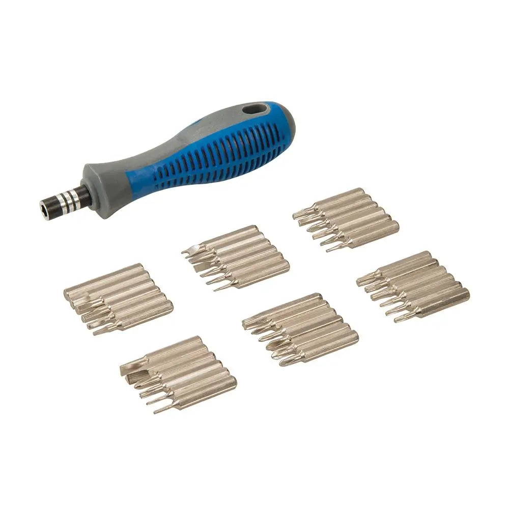 Silverline Precision Screwdriver Bit Set 37pce  White Rose Tools