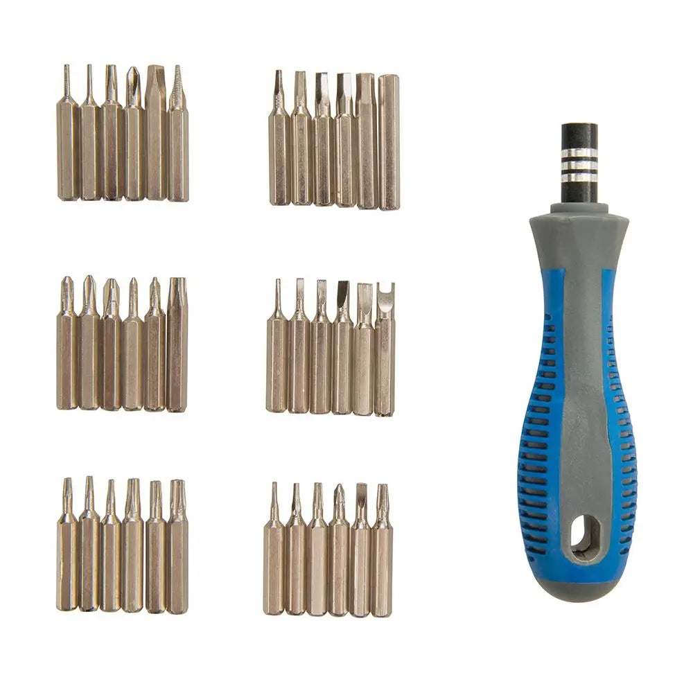 Silverline Precision Screwdriver Bit Set 37pce  White Rose Tools